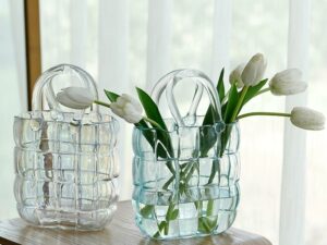 Handbag Decoration Creative Glass Vase