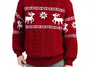 Round Neck Sweater Coat Men's Knitwear