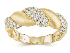 Tengman - A Fashionable Jewelry Accessory Set With Moissanite S925 Sterling Silver And Gold-plated Diamond