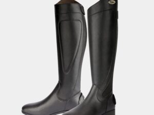 Black Cowhide Equestrian Boots Supplies