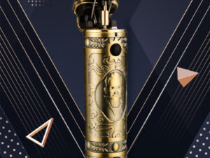 Retro Oil Head Carving Digital Display Professional Barber Scissors Electric Clippers