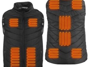 Heated Vest Electric USB Jacket Men Women Heating Coat Thermal Body Warmer Wear With 3 Temperature Levels