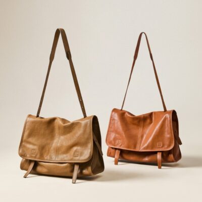 Large Capacity Retro Casual Shoulder Messenger Bag