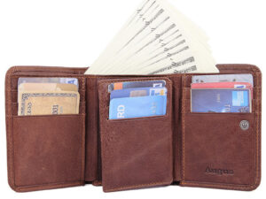 Shielding Wallet Anti-scanning Leather Wallet
