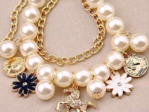Pearl Flower Bracelet Jewelry