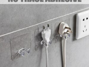 Plastic plug hook transparent power hook