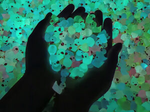 Luminous Little Duck Resin Accessories Micro Landscape Ornaments