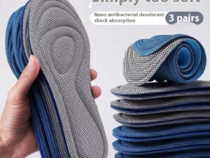 Massage Deodorant And Sweat-absorbing Men's And Women's Comfortable Shock Absorbing Insole