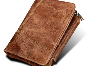 Retro Leather Wallet For Man Multiple Card Slots