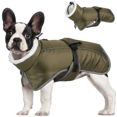 Pet Autumn And Winter Clothes Thick Warm Waterproof Cold-proof Cotton Coat Pet Clothing Dog Clothes