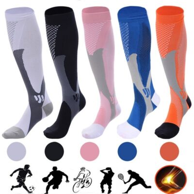Graduated Compression Socks for Men & Women - Athletic Fit Running & Flight