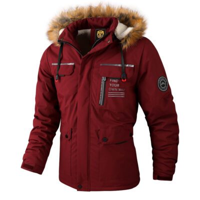 Mid-length Casual Jacket Knee-length Parka