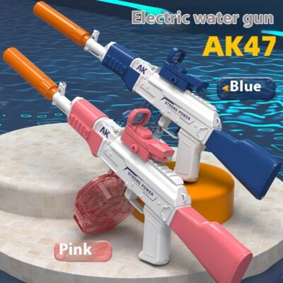 AK47 Electric Water Gun – Fully Automatic Blaster Toy for Pool & Beach